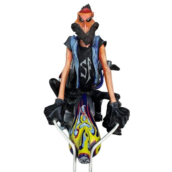Country Artists Speed Freaks Big Dude Bike Chopper Figurine Terry Ross CA03783